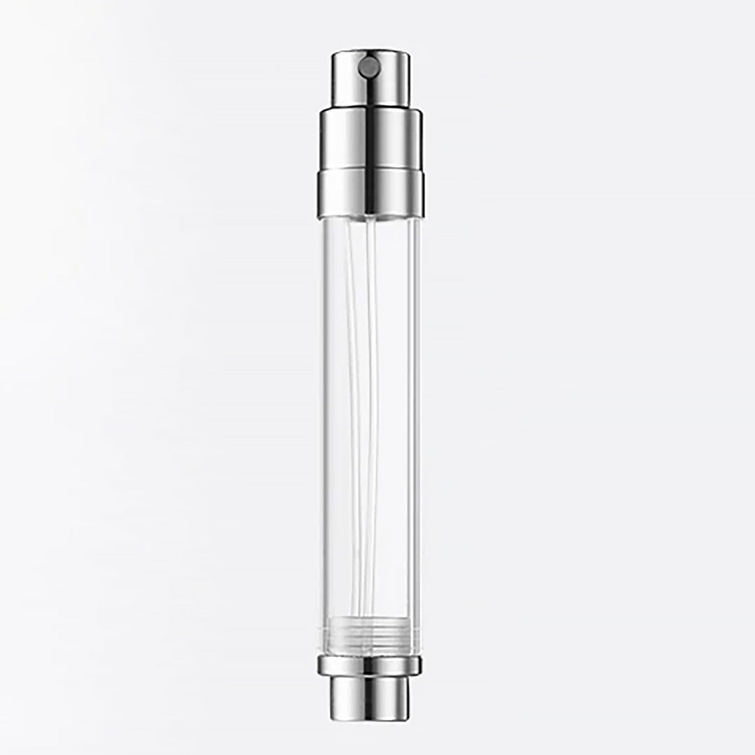Portable Empty Travel Refillable Bottle With Sprayer Luxury Leather Magnetic Cap 10ml