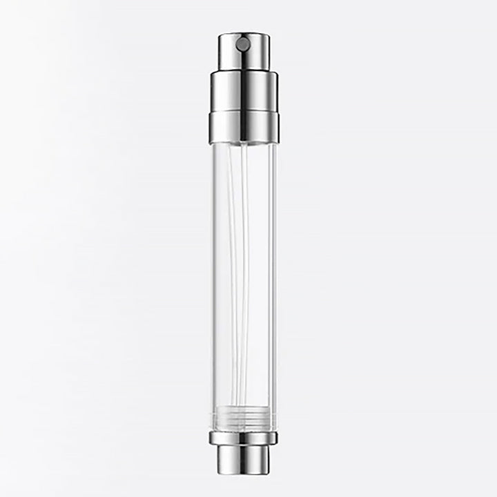 Portable Empty Travel Refillable Bottle With Sprayer Luxury Leather Magnetic Cap 10ml
