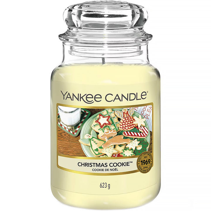 YANKEE CANDLE Christmas Cookie Large Jar Single Wick