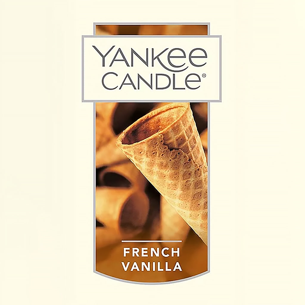 YANKEE CANDLE French Vanilla Large Jar Single Wick