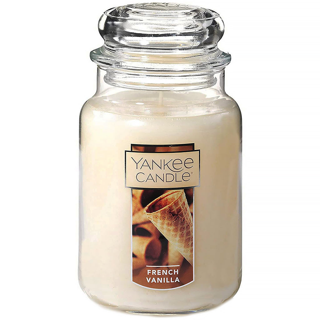 YANKEE CANDLE French Vanilla Large Jar Single Wick