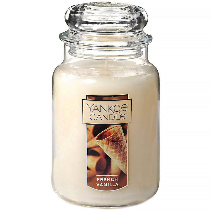 YANKEE CANDLE French Vanilla Large Jar Single Wick
